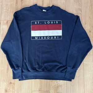 Vintage St Louis Missouri Crewneck Sweater
